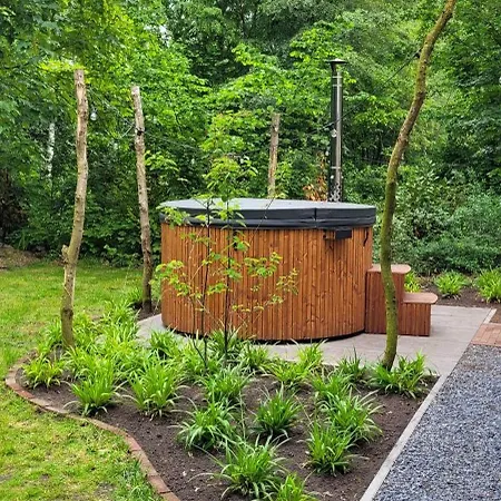 בית נופש Hoevense Wellness Met Hottub & Sauna *
